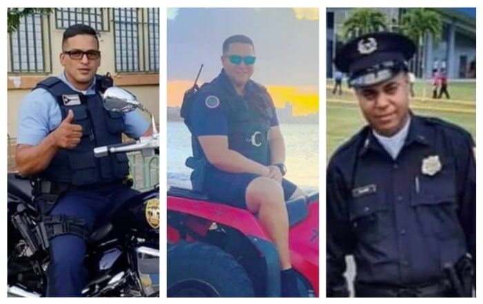 Policias caidos en el cumplimiento del deber en Carolina - montaje - enero 12 2021